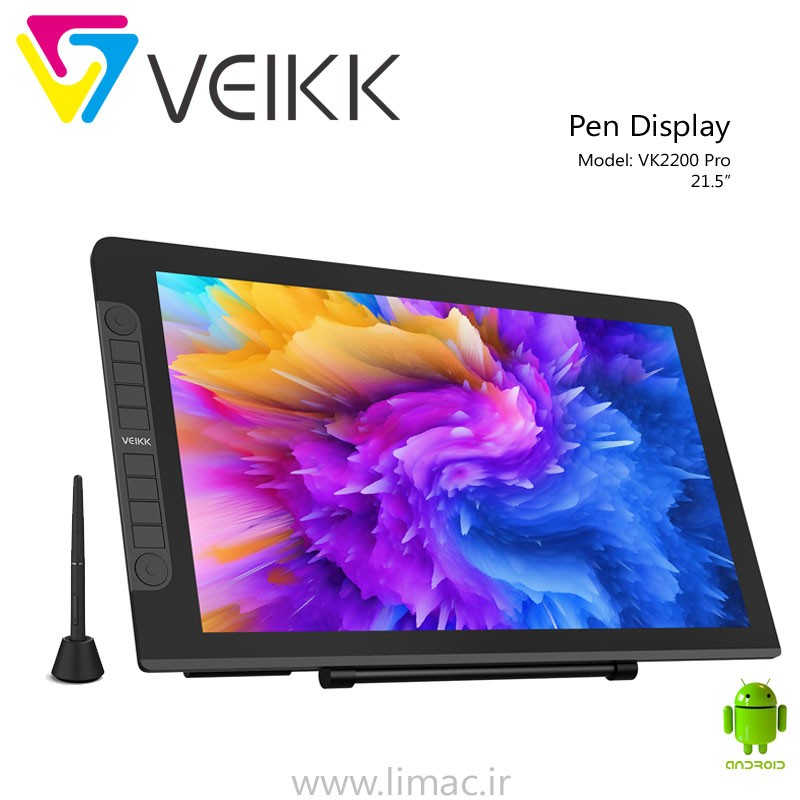 قلم و نمایشگر ویک Veikk VK2200 Pro